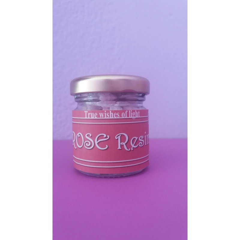 Rose Handmade Greek Resin Incense: A Fragrant Elixir for Love, Luck, Healing, and Devotion