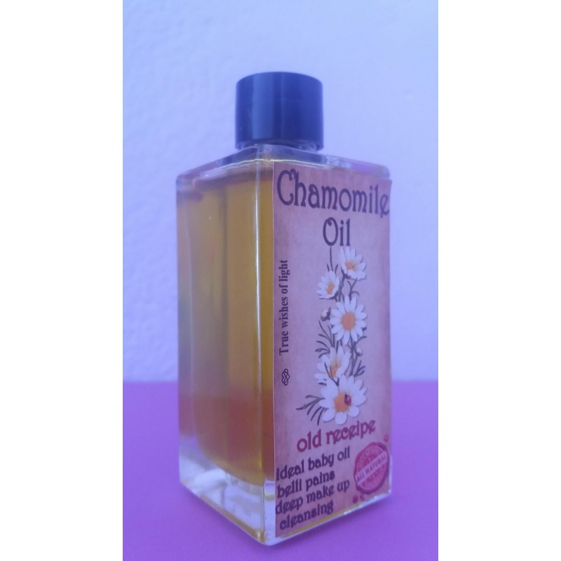 "Chamomile Oil: A Soothing Elixir Infused with the Essence of Greek Olive Oil for Holistic Therapy" 50 ml