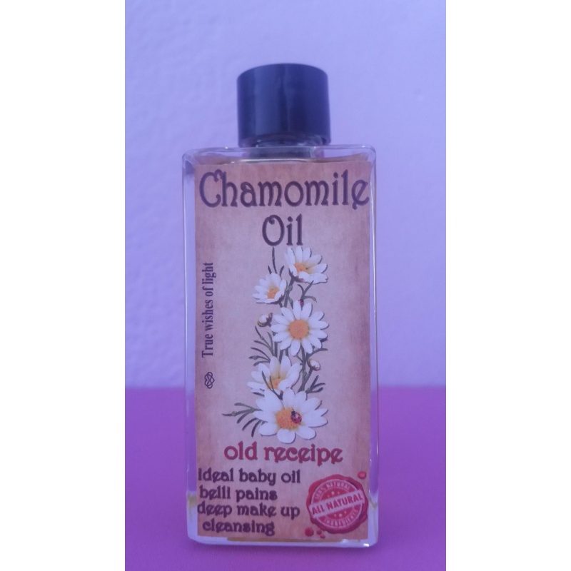 "Chamomile Oil: A Soothing Elixir Infused with the Essence of Greek Olive Oil for Holistic Therapy" 50 ml