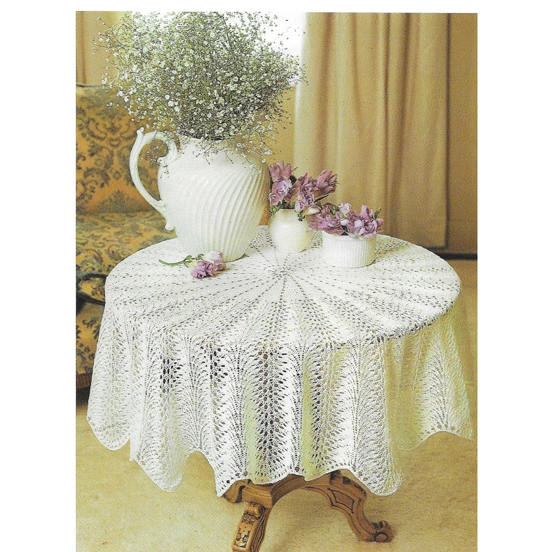 Cotton Tablecloth Knitting Pattern