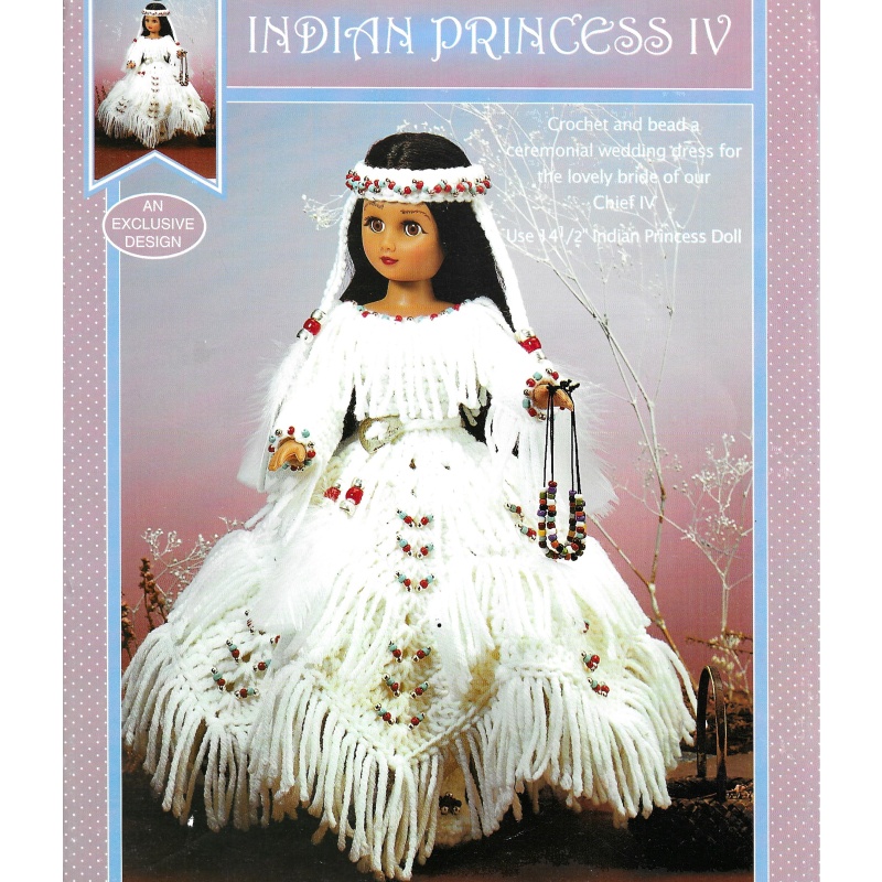 Indian Princess IV Crochet Pattern for Doll