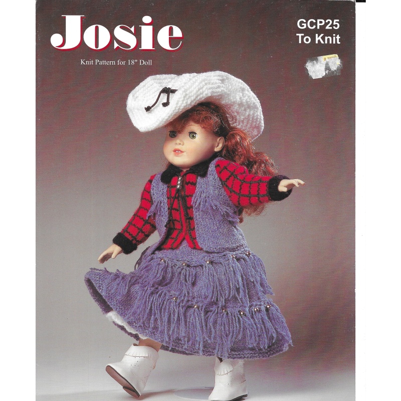 Josie Knitting Pattern for Doll