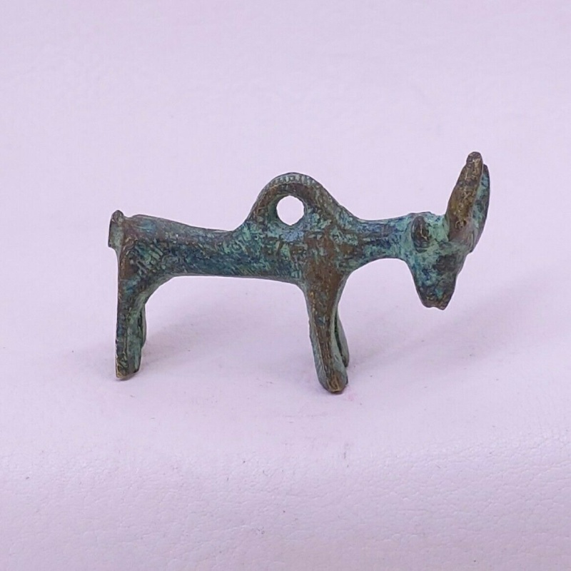 Offer bMystic Ancient Roman Bronze Buffalo Pendant/Amulet from personal collection Powerful Magick -