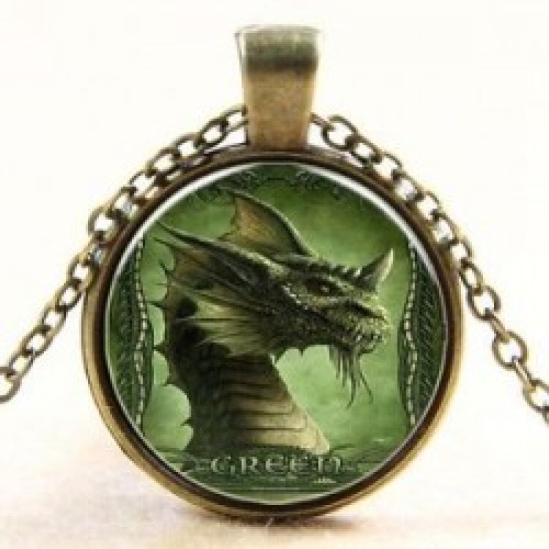 GREEN DRAGON SPELL INFUSED TO PENDANT FOR PROTECTION