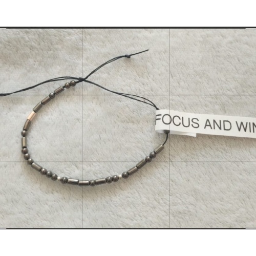 Hidden affirmation bracelet > focus and win