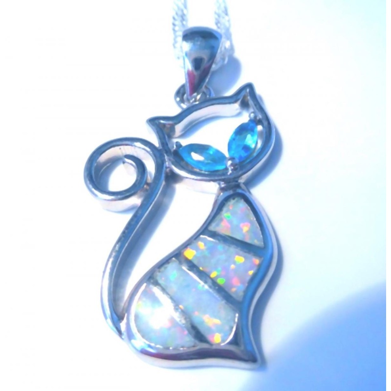 offer bMystic 925 Silver Pendant Cat Familiar  Powerful Magick