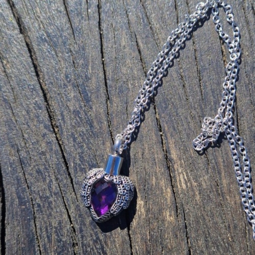 Stainless steel d.i.y inclusion pendant