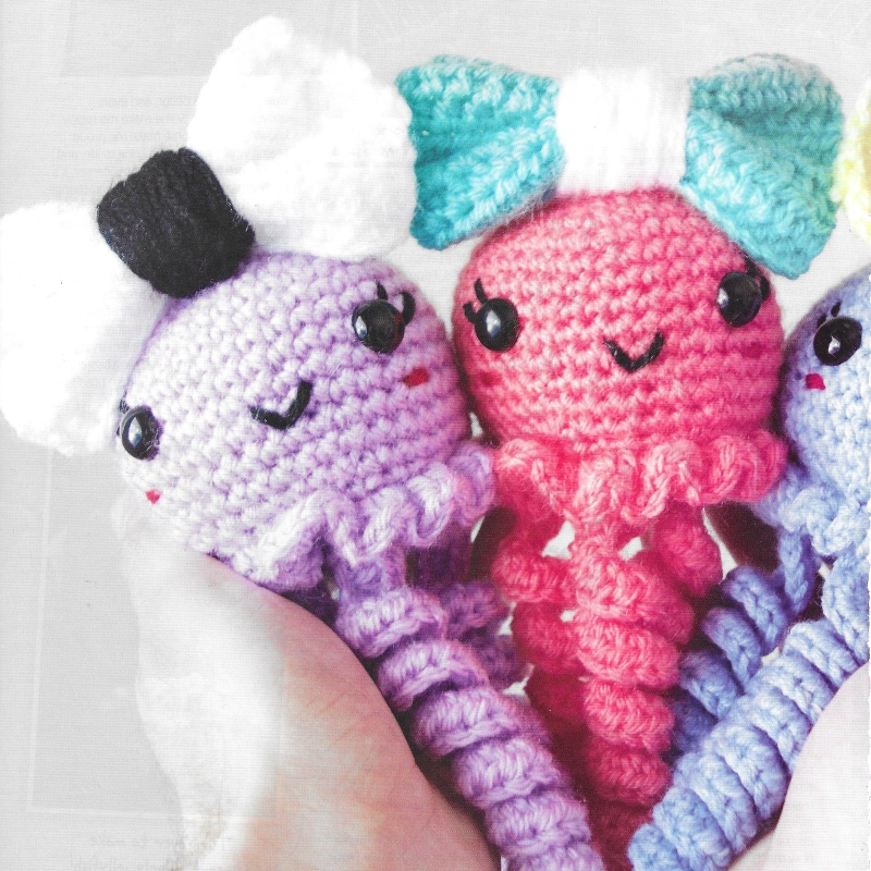 Crochet Pattern Jellyfish toy > beginner friendly