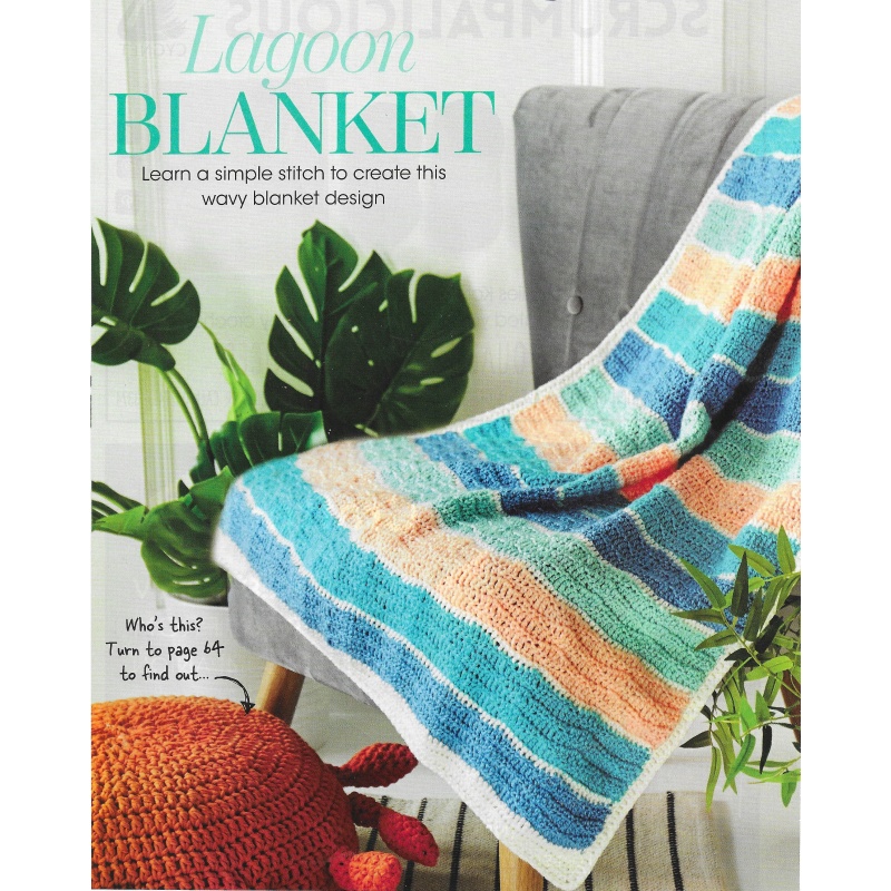 Lagoon Beginner Friendly Blanket Crochet pattern