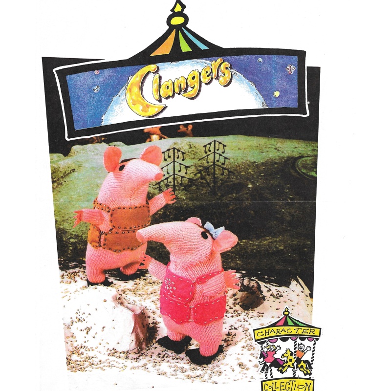 Clangers Knitting Pattern vintage toy