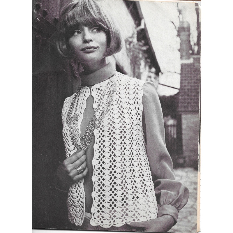 Crochet Pattern Bolero Vintage