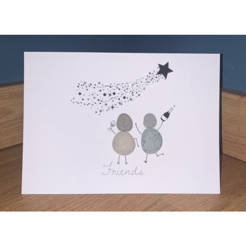 Friends Pebble card