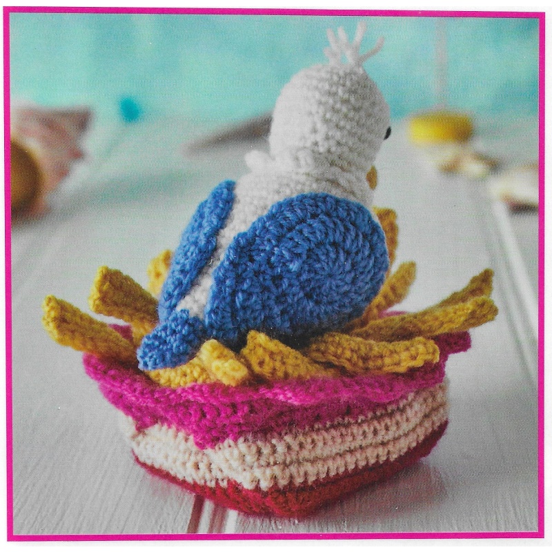 Seagull Toy  Crochet Pattern