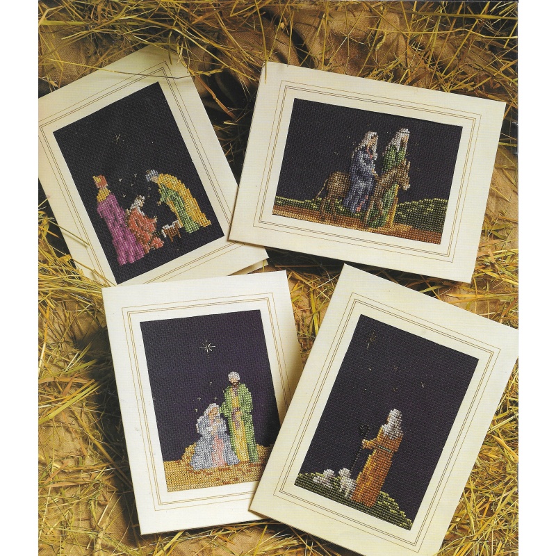 The Nativity Cross Stitch Patterns - 4 designs