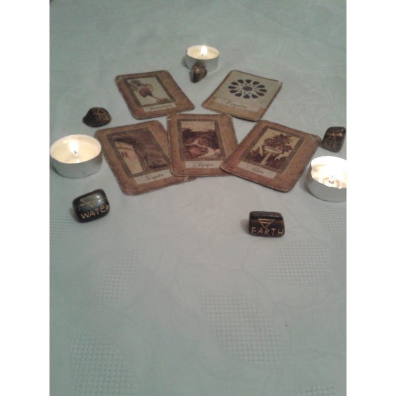 Deste Reading with FIVE CARDS. Katina's cards Divination