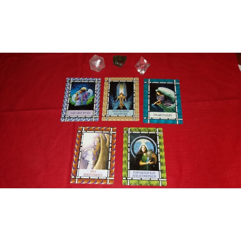 Healing With The Angels Oracle Cards Reading with FIVE cards.