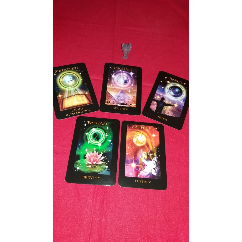 Angels of Atlantis Oracle Cards Reading with FIVE cards. ONE QUESTION