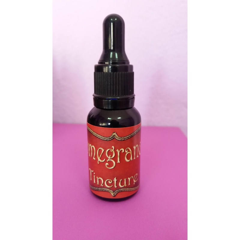 Pomegranate Tincture The Reigning Queen of Antioxidants. Astringent, antibacterial, nutrative, antioxidant and demulcent