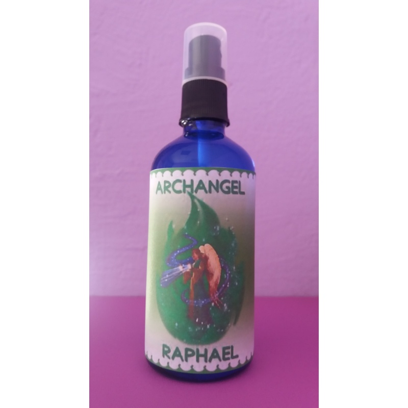 Archangel Raphael Spray. Invoking Restorative Light 100ml. Emerald Elixir of Healing