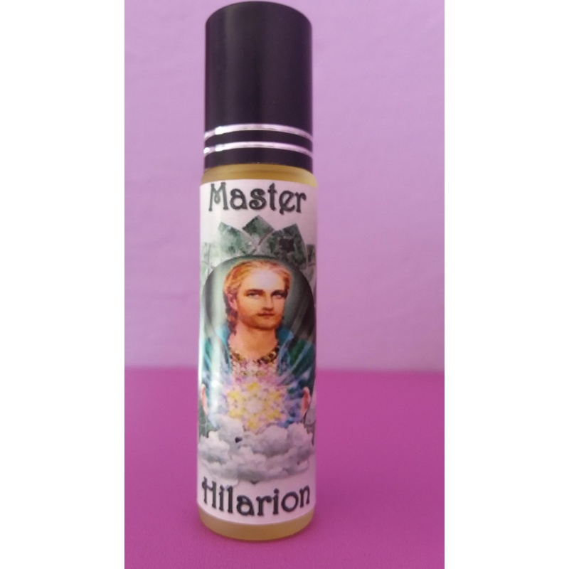 Hilarion Ascended Master Roll on 10 ml Essential Oil 5th Ray of Truth Science Vision Propserity Spirituality Religion