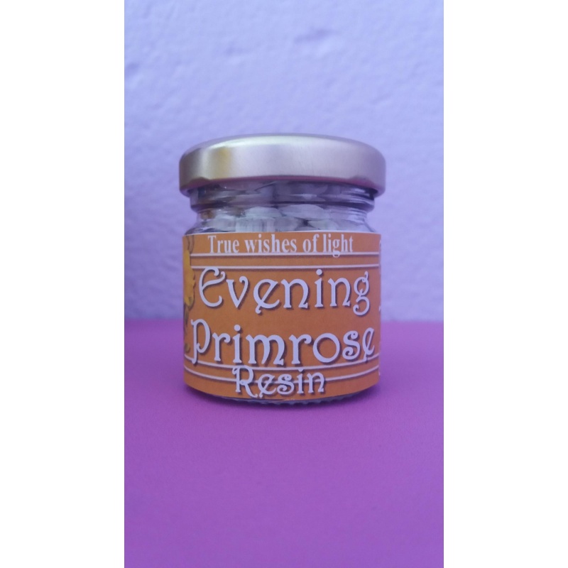 "Evening Primrose Handmade Greek Resin Incense: A Fragrant Bridge to Moonlit Enchantment and Magic"