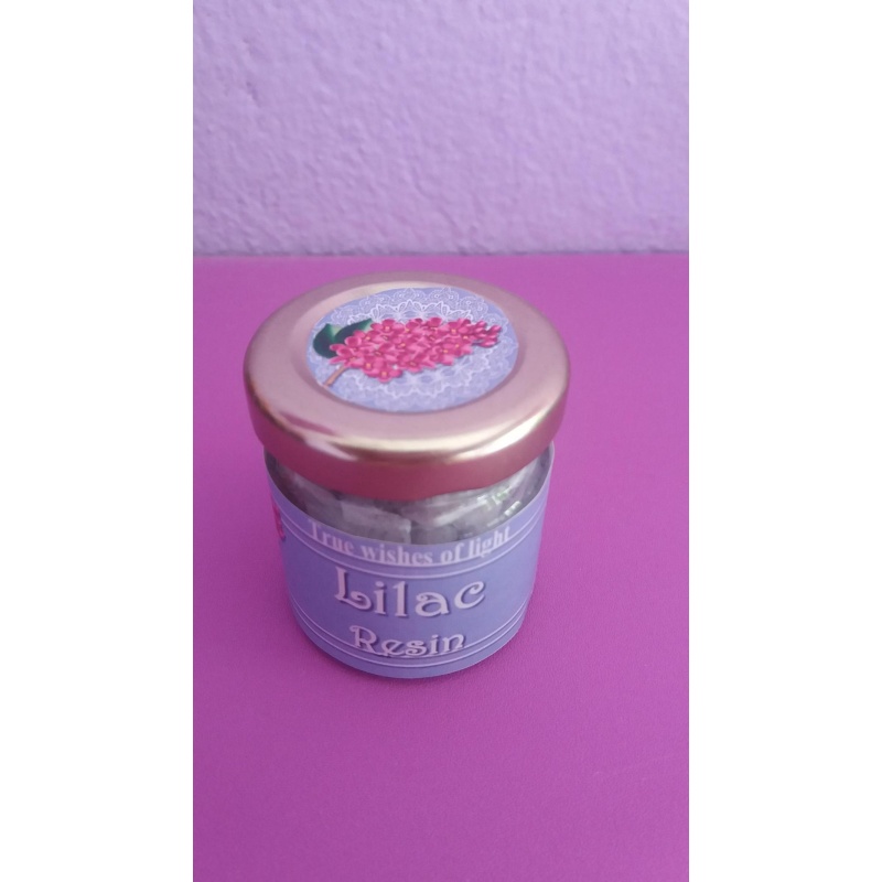 "Lilac Aromatic Handmade Greek Resin Incense: A Fragrant Gateway to Peace, Harmony, and Spiritual Insight"