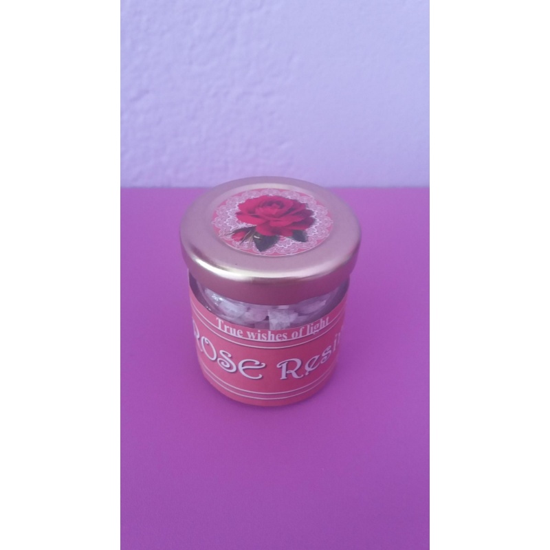 Rose Handmade Greek Resin Incense: A Fragrant Elixir for Love, Luck, Healing, and Devotion