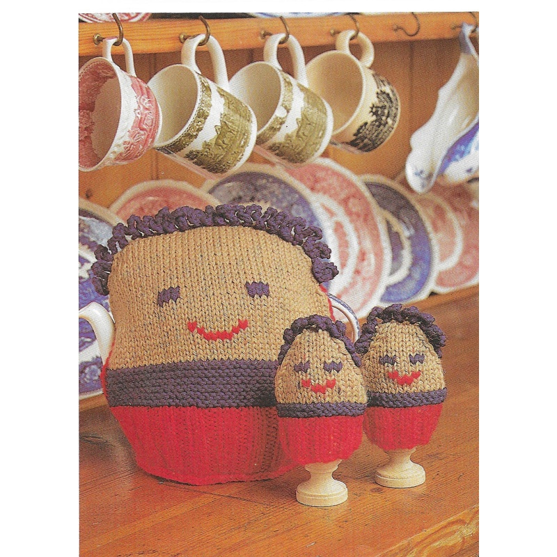 Tea and Egg Cosies Knitting Pattern