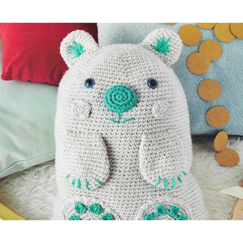 Polar Bear Crochet Cushion / Toy Pattern