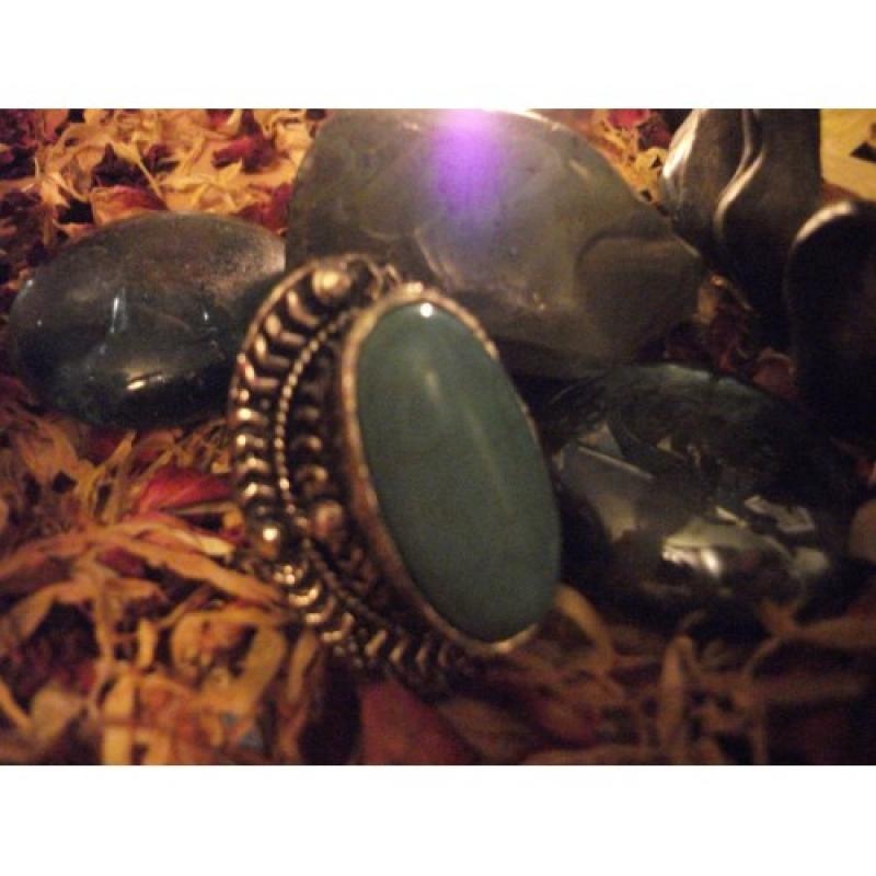 BLUE DRAGON SPIRIT RING VESSEL FOR PROTECTION AND CORRECT DECISIONS