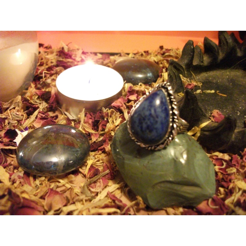 OWL SPIRIT RING VESSEL FOR SPIRITUAL KNOWLEDGE AND HELP WITH YOUR THIRD EYE