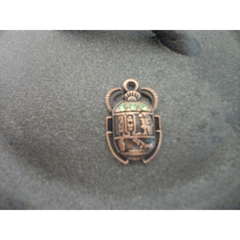 bMystic Egyptian Scarab Pendant