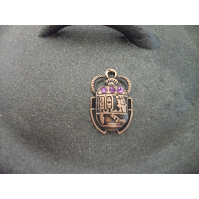 bMystic Egyptian Scarab Pendant