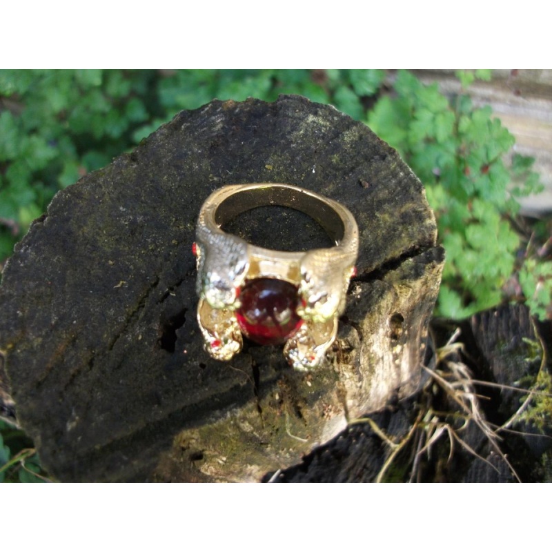 Spirit of the King Cobra Vessel Ring - Protect from Evil Forces, Wisdom, Courage +...