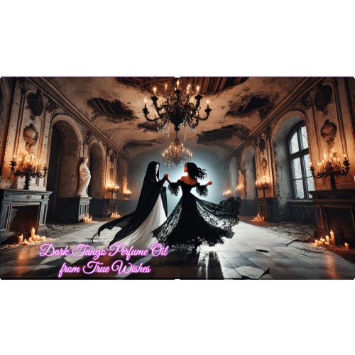 Dark Tango. Dancing with the Ghost. Gothic Love Perfume Oil. Ethereal Embrace. Bottle 10 ml.