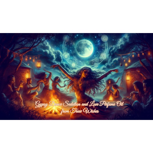 Gypsy Dance Seduction and Love Perfume Oil - A Fragrant Serenade to Passion and Romance.  Sensual Reverie10 ml.