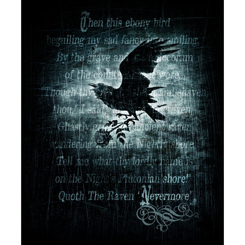 ALCHEMY GOTHIC NEVERMORE GREETING CARD