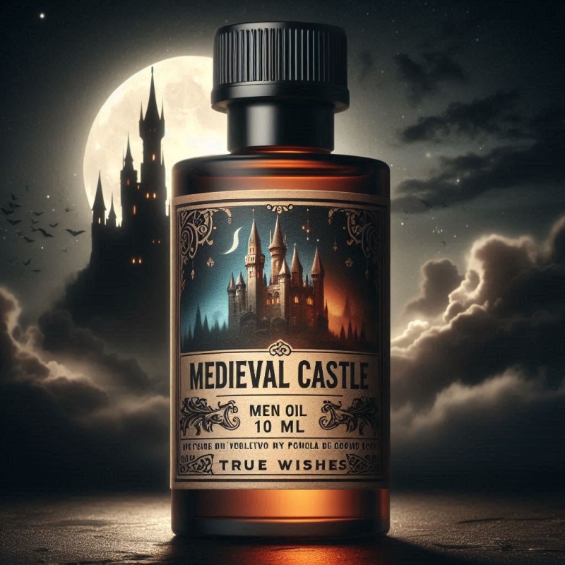 Medieval Castle Men Perfume Oil. Timeless Elegance . Bottle 10 ml.