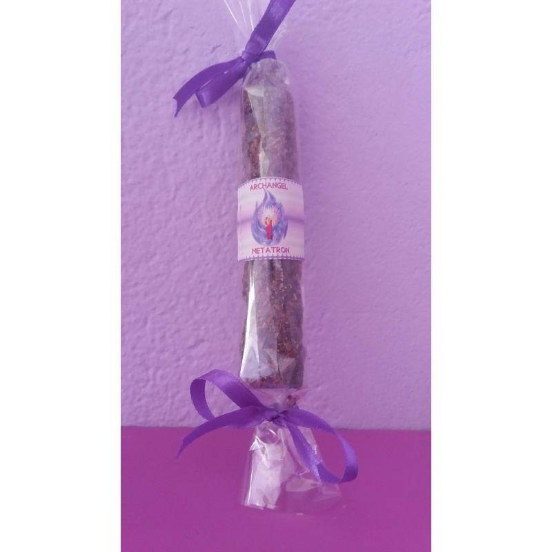 Archangel Metatron Handcrafted Purple Candle. Transcendent Radiance