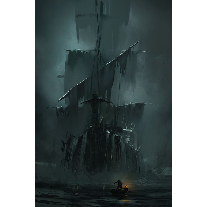 Mysterious Ghost Ship Gothic Perfume Oil: A Haunting Voyage into the Abyss of the Supernatural 10 ml