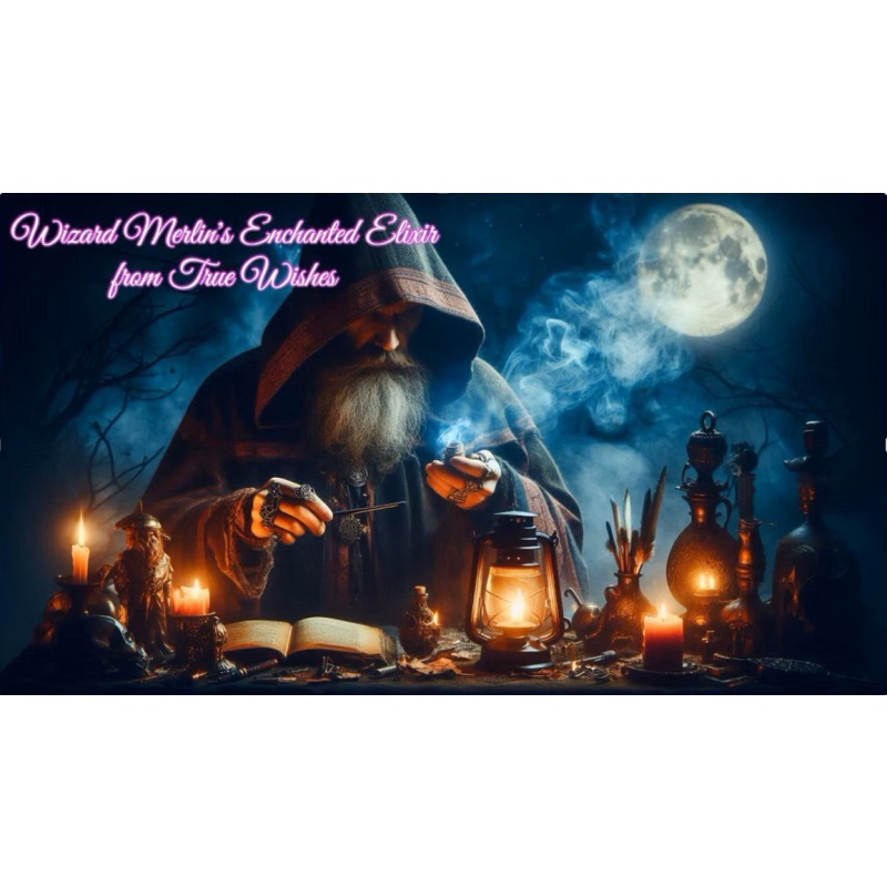 Wizard Merlin's Enchanted Elixir: Perfume Oil of Magic and Mystery. Bottle 10 ml.