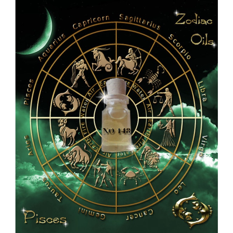 Pisces Attract Good Luck Perfume Oil 10 ml: Embrace the Power of the Water Element