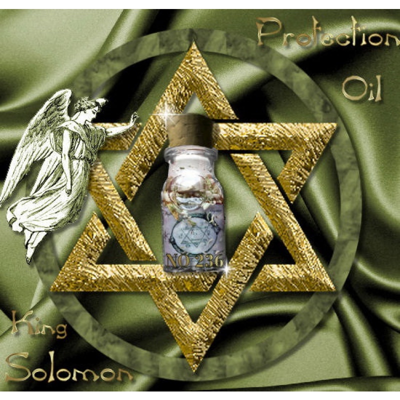 No236 King Solomon spiritual wisdom oil,power,crown strength mystical ancient protection Psalm,Biblical judge,occultist,Court Case spiritual