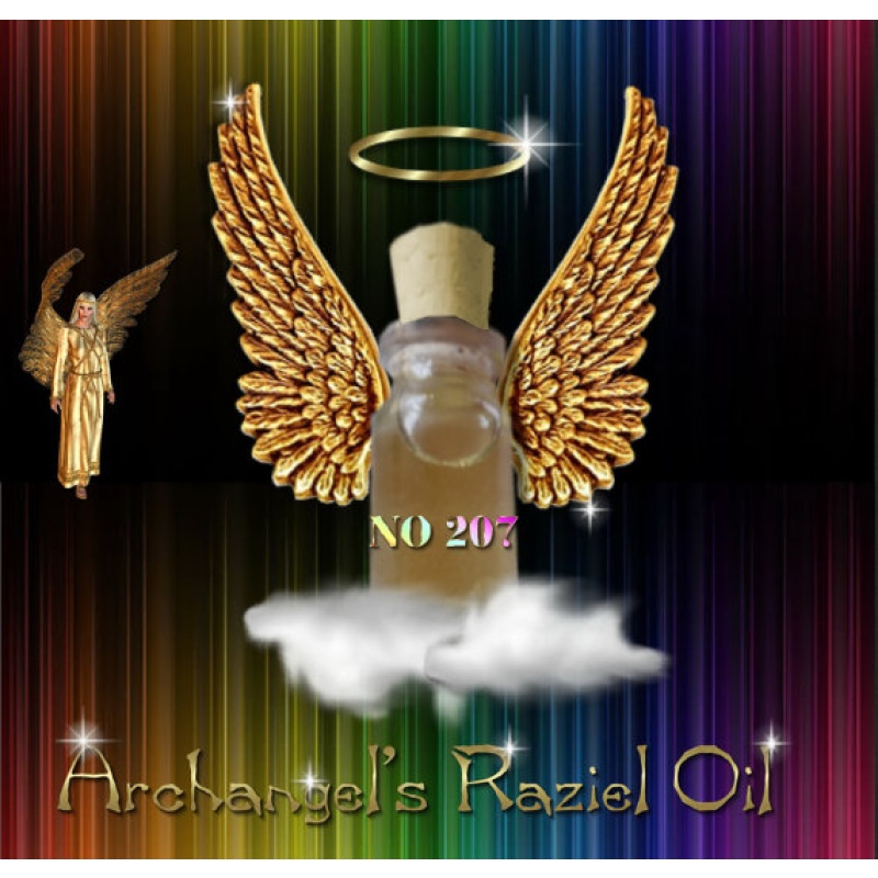 No207 Archangel Raziel Oil,Cherubim,wings,angels,Divine Mysteries Occult,vibrations,sacred spiritual visions,prayer,prophecy,revelation