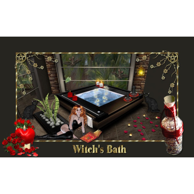 Witch's Ritual Bath. Positive magickal ritual for extra power.Aromatically therapeutic and magically charged to strengthen energy