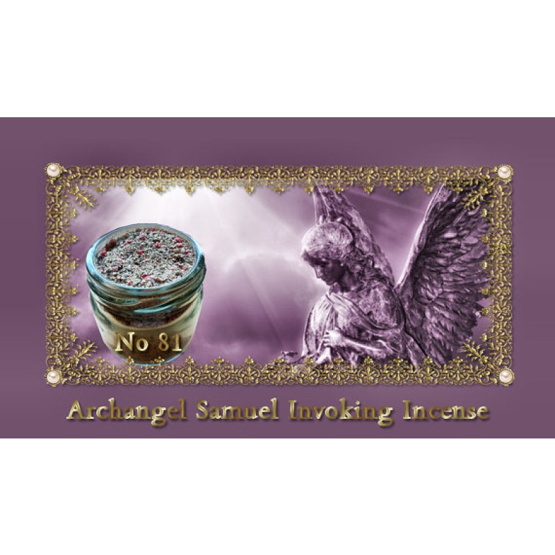 No81 Archangel Samuel incense vibrations,prayer,chakra,invoke,heal,negative energy,Greek,balance,ancient greek magic,ritual,religious