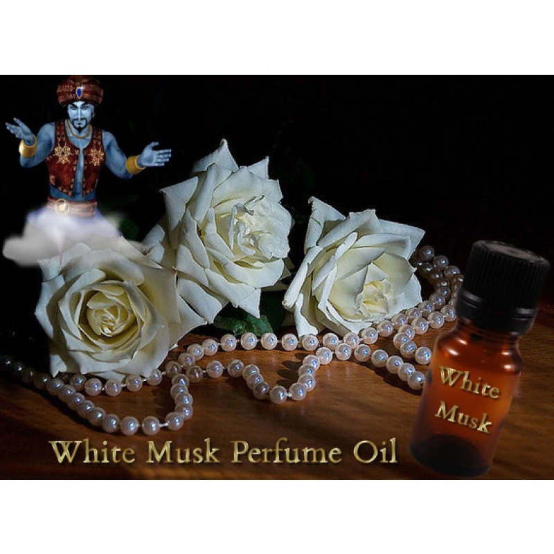 White Arabic Musk perfume oil. Egyptian Musk. attracts passion, love, and sexual intercourse