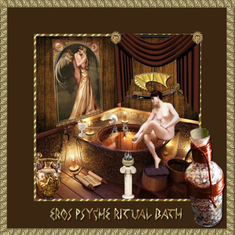 Eros & Psyche Ritual Bath. Love Perfume Seduction,powerful magical attraction ambrosia Passion Sensuality Lust, Sex ,Romance Desire