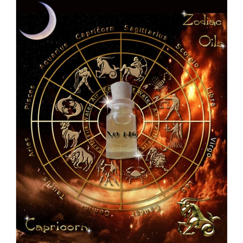 Capricorn Attract Good Luck Oil: Invoking Prosperity, Growth, and Favorable Opportunities  10ml