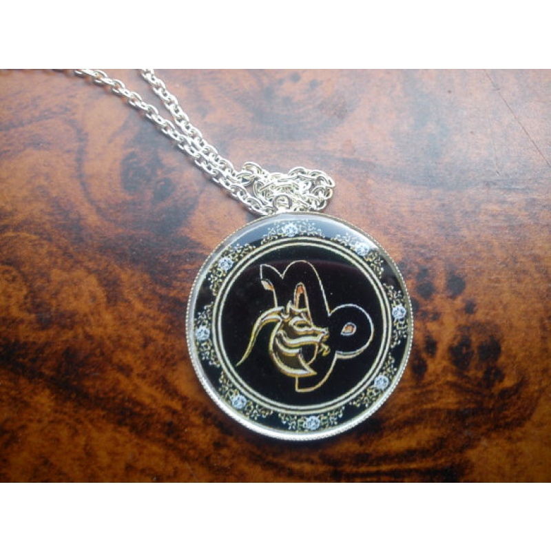 Zodiac Capricorn Jewelry, Capricorn Astrological Sign. Capricorn Charm, Astrology,horoscope, Birthday gift